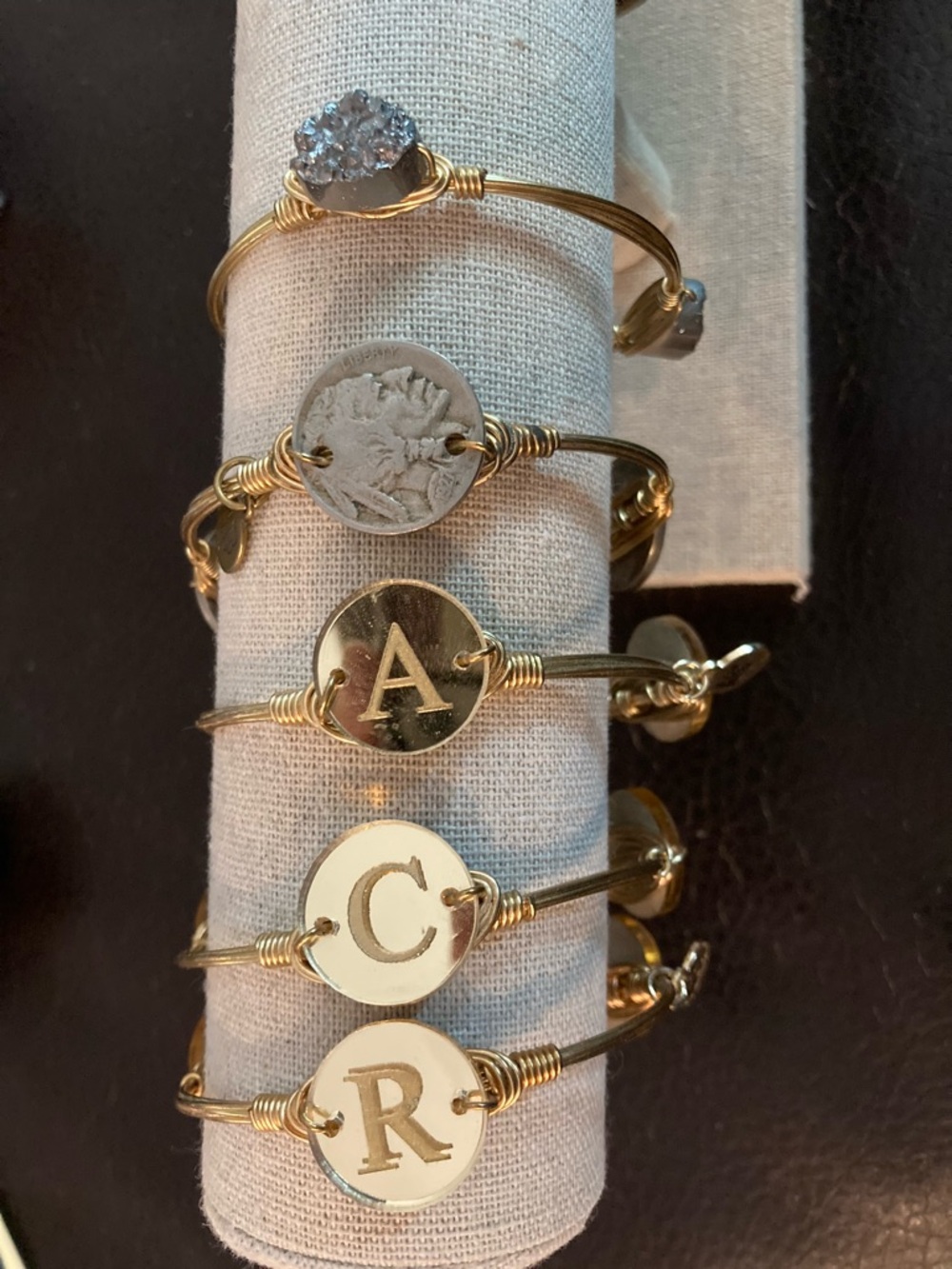 Bourbon and Bowties set of  5 various Bracelets for one price.